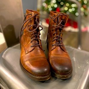 Frye lace-up boots